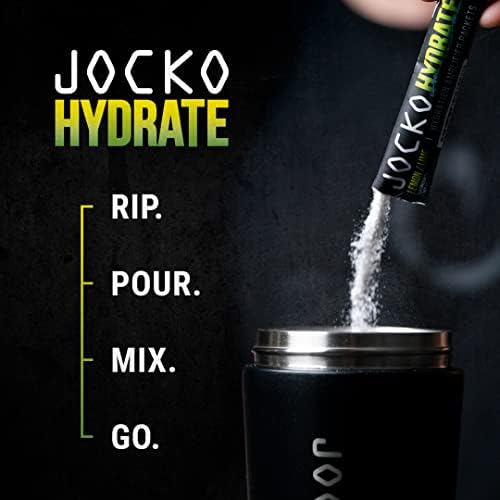 Jocko Fuel Hydrate Electrolyte Powder Packets, Lemon Lime | 16 Packets
