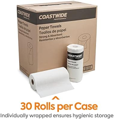 Coastwide Professional Paper Towels, 2-Ply, 85 Sheets/Roll, 30 Rolls/Pack