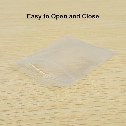 WEGOUP 120 PCS Small Plastic Bags for Jewelry, 2" x 2.76" 2.4 Mil Thick