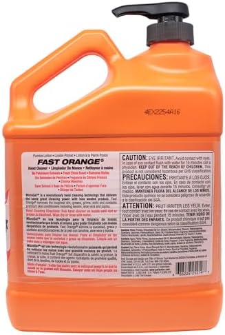 Fast Orange Permatex 25219 Pumice Lotion Hand Cleaner with Pump, 1 Gallon (Pack of 2)