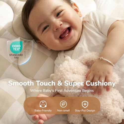 Momcozy Baby Play Mat for Floor, 50"x50" Thickened Playpen Mat