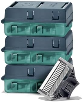 Harry's Original Shaving Kit for Men - 6 Razor Blade Refills, Shave Gel