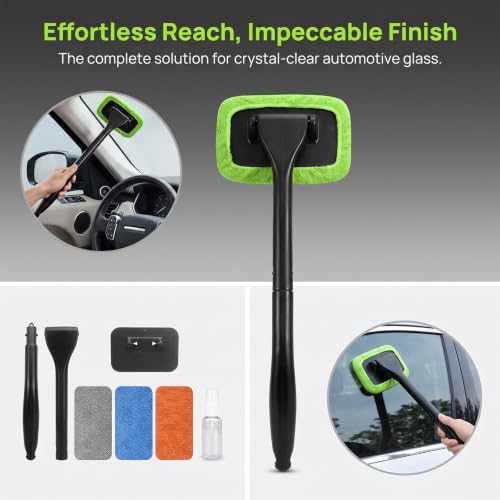 Car Windshield Cleaner Tool, Inside Windshield Cleaning Tool
