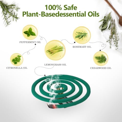 Coils Outdoor Patio Fresh Scent,Use Reaches Up to 10 feet