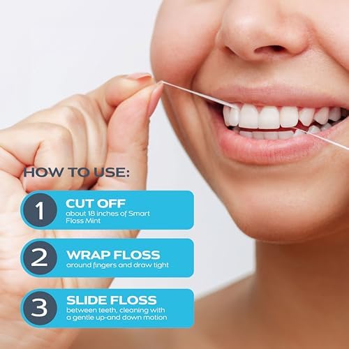 DrTung's Smart Floss, Mint Natural Expanding Dental Floss - Pack of 2