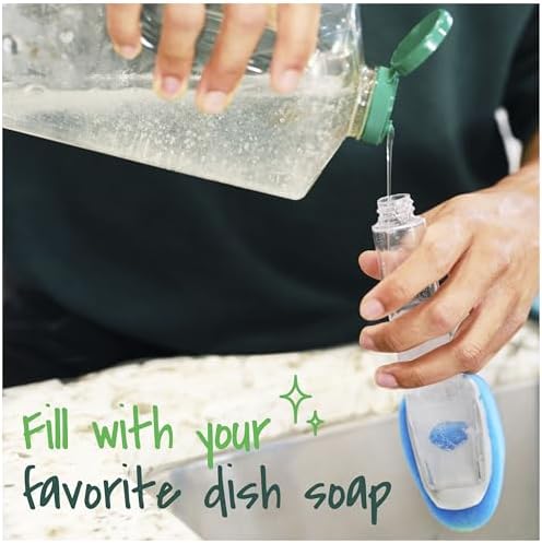 Scotch-Brite Non-Scratch Dishwand Kit, 1 Wand & 7 Refill Pads
