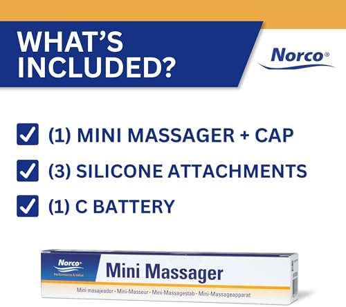 Norco Mini Massager - Handheld Massager for Scar Tissue Break Up