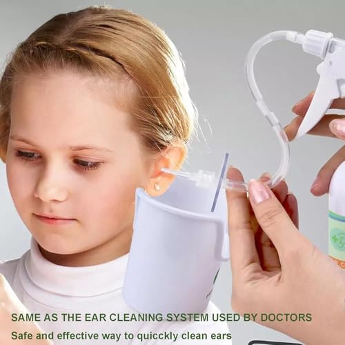 Ear Wax Removal Kit, Safe Ear Irrigation Kit with Disposable Ear Nozzles