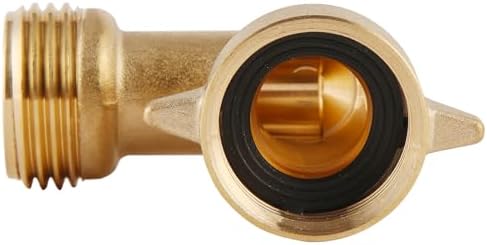 90-Degree Hose Elbow For RVs — Solid Brass Construction