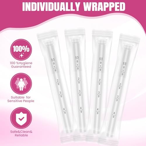 TENKAIWICK Vaginal Suppository Applicator 30Pk, Individually Wrapped, Soft Tip