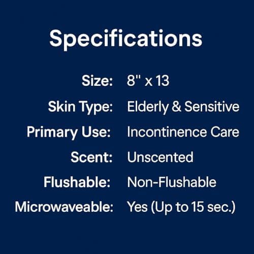 OPTEEL Adult Wipes for the Elderly – Extra Large 8x13, Pre-Moistened 720ct