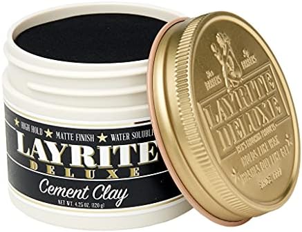 Layrite Cement Hair Clay, 4.25 Ounce