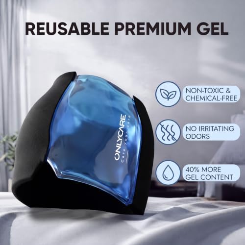 ONLYCARE Migraine Relief Cap, Headache Relief Cold Cap with Odorless Gel