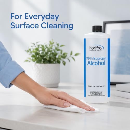 ForPro 99% Isopropyl Alcohol (IPA), 32oz, Pure & Unadulterated Alcohol