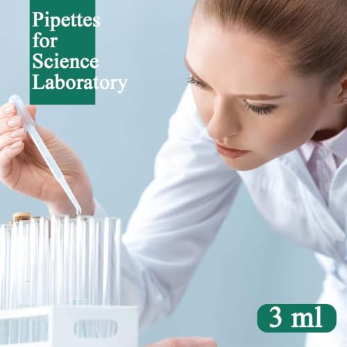 moveland 100 PCS 3ML Dropper Pipettes Essential Oil Transfer for Crafting
