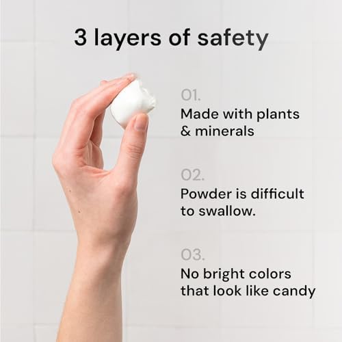 Grab Green Bleach Alternative Pods, 60 Count, Fragrance Free, Chlorine Free