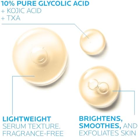 La Roche-Posay Glycolic Acid Dark Spot Serum with Vitamin B5, 1oz