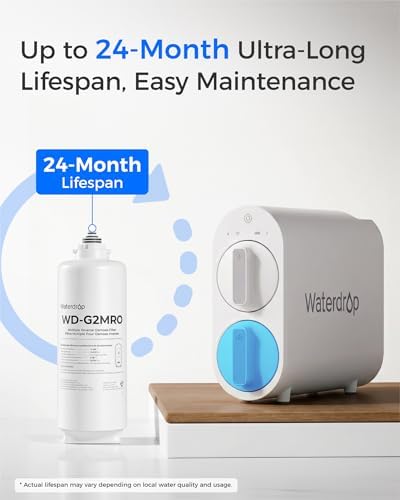 Waterdrop G2MRO Filter, Replacement for G2/G2MNR 400 GPD RO System