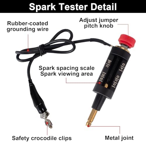 Spark Plug Tester, Spark Testers Tool, Adjustable Ignition Coil Tester