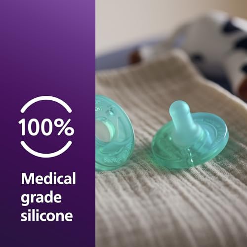 Philips Avent Soothie Baby Pacifier for 3-18 Months, BPA-Free, 4-Pack