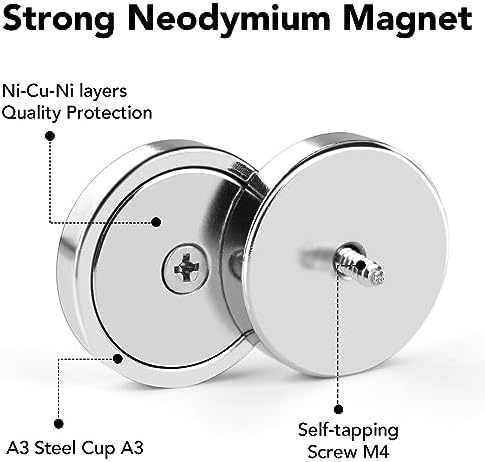 LOVIMAG Magnets Neodymium Magnet 150LBS Strong Heavy Duty Rare Earth 6 P