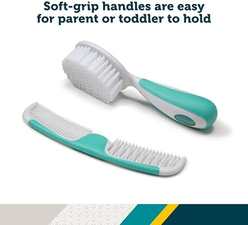 Safety 1st Easy Grip Brush and Comb, Colors May Vary