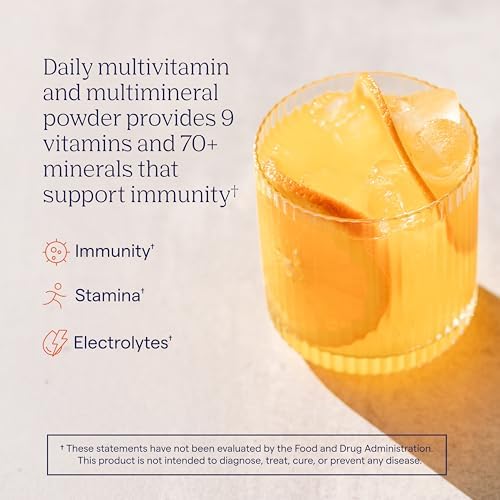 Trace Minerals Power Pak Electrolyte Powder Packets, Orange Blast, 30 Ct