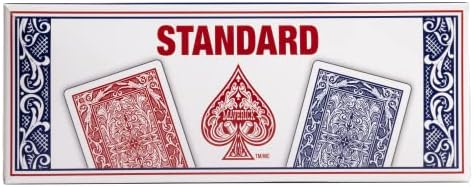 Maverick Playing Cards 12 Pack, Standard Index, Bulk Red and Blue Decks