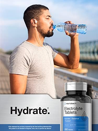 Horbäach Electrolyte Tablets | 200 Count | Helps Hydration & Balance