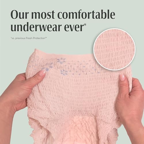 Depend Fresh Protection Adult Diapers for Women, Large, 72 Count