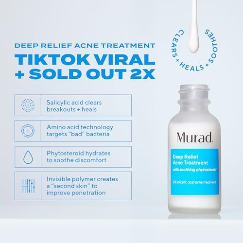 Murad Deep Relief Acne Spot Treatment - 2% Salicylic Acid - 1 Fl Oz