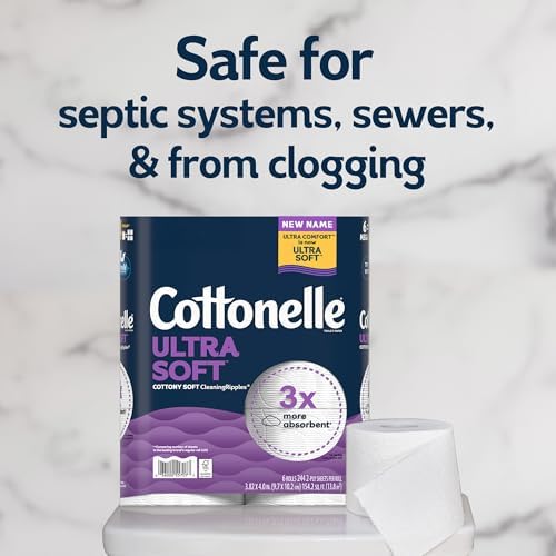 Cottonelle Ultra Soft Toilet Paper, 9 Mega Rolls = 36 Regular Rolls