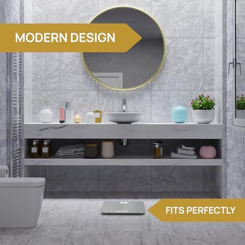 INEVIFIT Premium Bathroom Scale, Highly Accurate Digital Bathroom Body Scale, Measures Weight up to 400 lbs. Includes Batteries