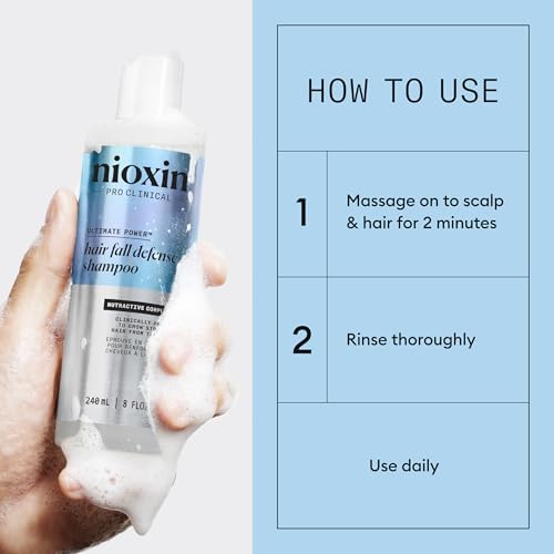 NIOXIN Hair Fall Defense Shampoo | For Visibly Less Hair Loss