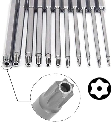 aiyun 11Piece Star Screwdriver Bit Set Shark Vacuum Security (75mm Length)