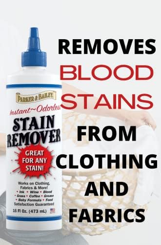 Parker and Bailey Blood Stain Remover - Fabric Carpet Mattress 16oz