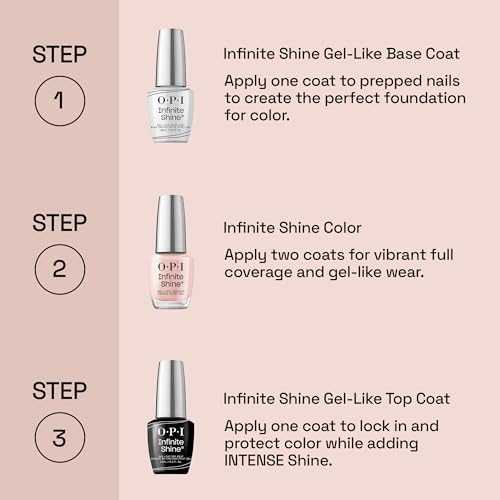 OPI Infinite Shine | Clear Gel Like Nail Polish Base Coat & Top Coat