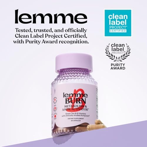 Lemme Burn Belly Fat Capsules for Metabolism Support, 30-Day Supply