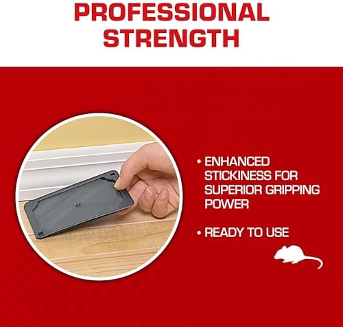 Tomcat Glue Traps Mouse Size with Eugenol for Enhanced Stickiness, 6 Traps