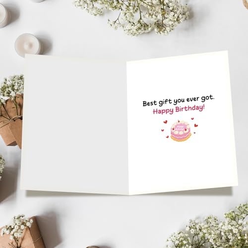 FANCYLUCKY Funny Birthday Card Gifts for Husband from Wife