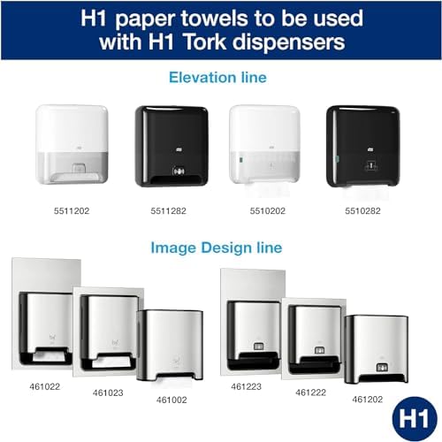 Tork Matic Paper Hand Towel Roll White H1, 6 Rolls x 700 ft, 290089
