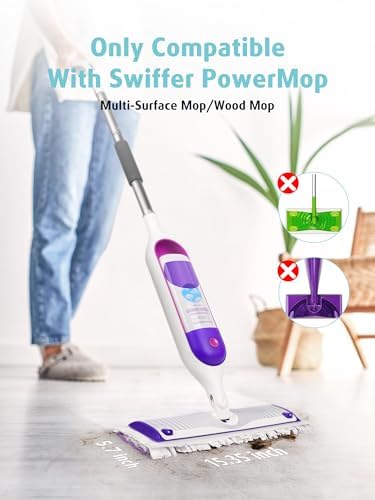 AIR U+ 24 Pack Disposable Power Mop Pads Refills for Swiffer Power Mop