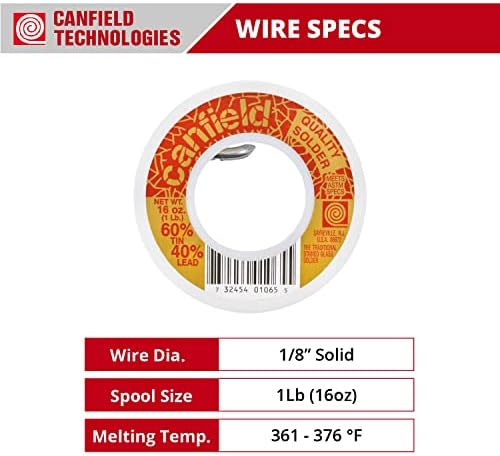 Canfield 60/40 solder for stained glass