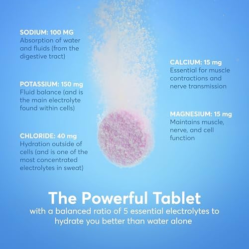 Nuun Immunity Electrolyte Tablets Blueberry Tangerine & Orange, 4 Pack
