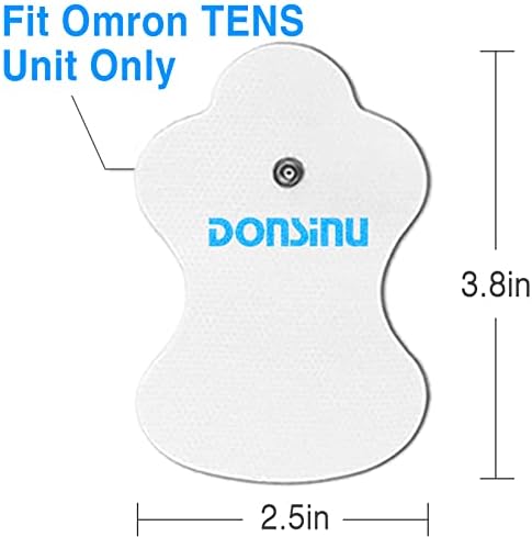 10 Pcs Durable Compatible with Omron Tens Unit Replacement Pads,5Pairs Replacement Electrodes Pad
