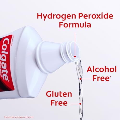 Colgate Optic White Teeth Whitening Mouthwash, ICY Fresh Mint, 3 Pk, 32 oz