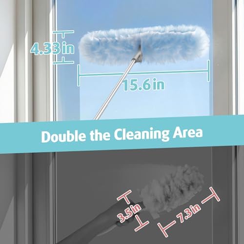 AIR U+ 6ft Extendable Duster with 20 Refills for Swiffer Dusters