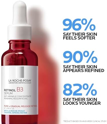 La Roche-Posay Retinol Face Serum with Niacinamide & Hyaluronic Acid, 1oz