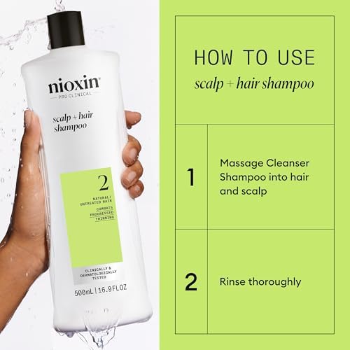 NIOXIN System 2 | Scalp Care | Shampoo | Hair Thickening | For Natural Hair