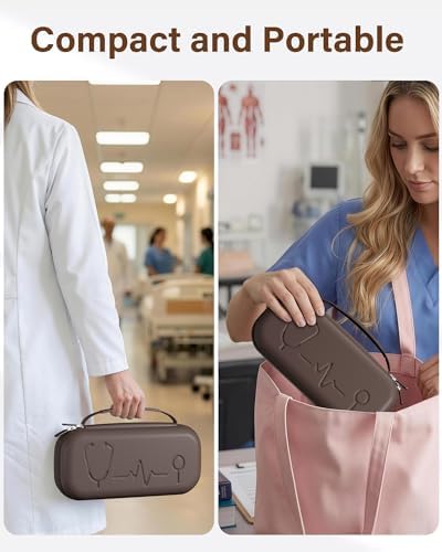 ProCase Stethoscope Case for 3M Littmann Classic III & Cardiology IV -Choco
